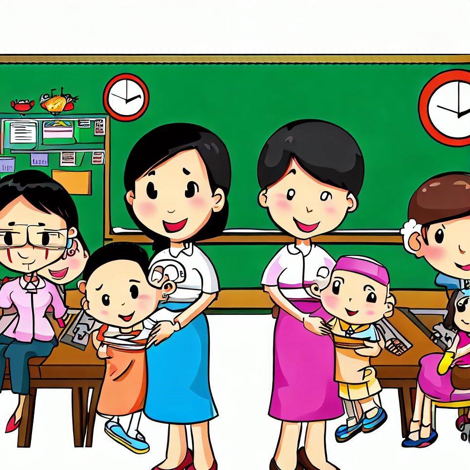 ampa padres y madres en el colegio niños (2)